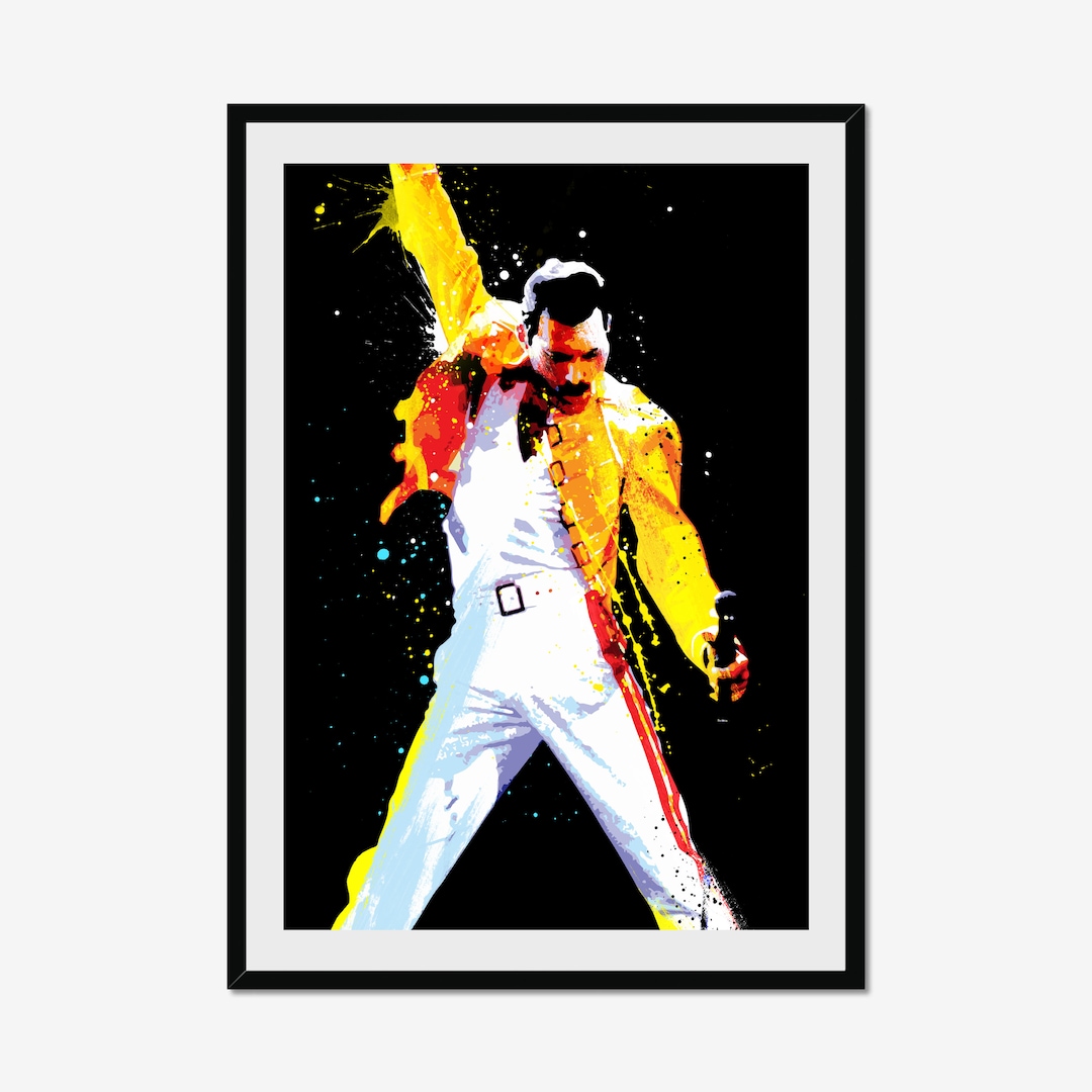 Freddie Mercury Minimalist Art Print Poster - Etsy