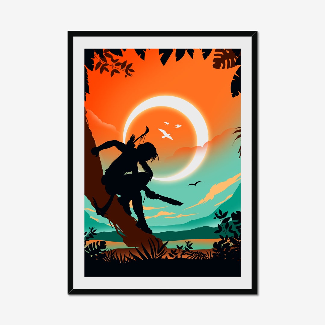 Tomb Raider Minimalist Art Print Poster - Etsy