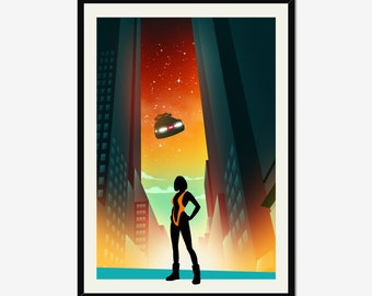 Fifth Element Minimalist Art Print Poster