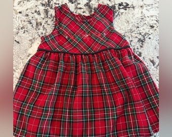 Vintage Osh Kosh 18 mo Christmas dress
