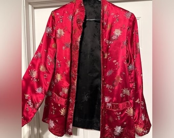 Size Large vintage Flying Squirrel REVERSIBLE kimono/blazer