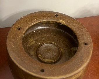 Pre-Owned Handspun Pottery Tea Light
