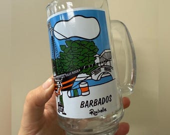 Jarra de cerámica vintage de Barbados