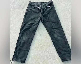 Vintage schwarze Wrangler 34x30 Jeans