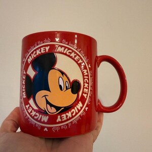 Disney Mickey Mouse Red and Black Mug image 2