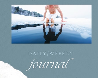Ice Bath - Cold Water Journal challenge cold water therapy journal ice bath challenge beginners guide to cold water therapy