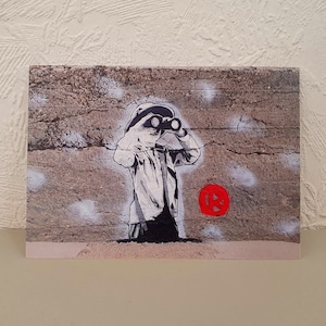 Cartão postal, impressão artística, A6 "Binóculos"