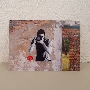 Carte postale, tirage d'art, A6 "Je te regarde.."