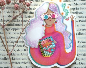 Luna Lovegood | Vinyl Sticker, Laptop Sticker, Sketchbook Sticker | Pitti Rei