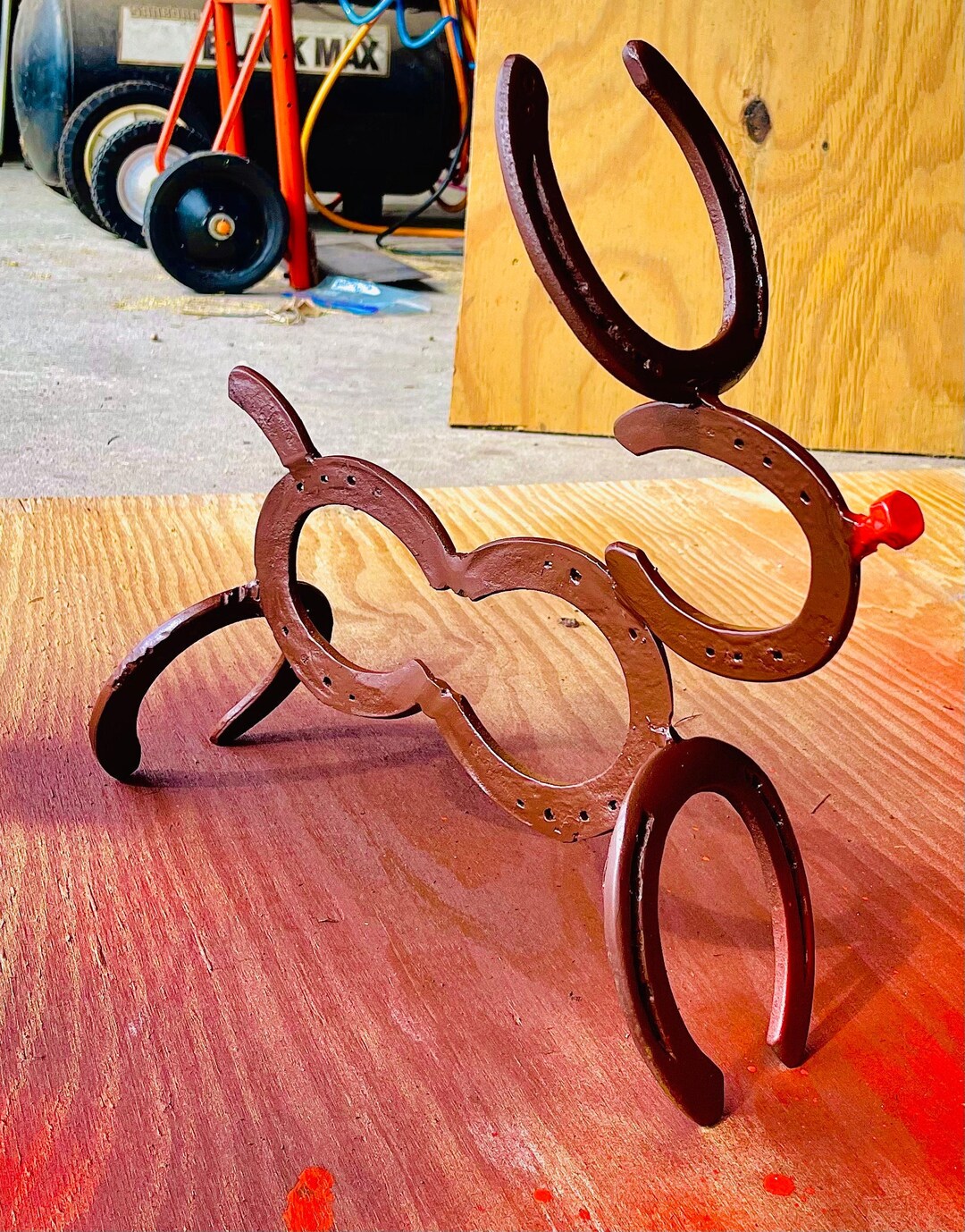 Horseshoe Reindeer Etsy