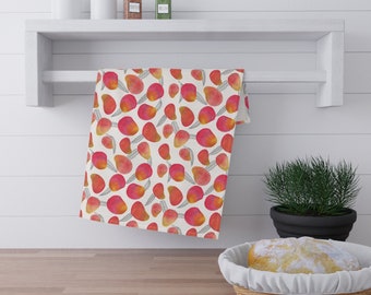 Mango Print Kitchen Towel: Summer Fruit Decor
