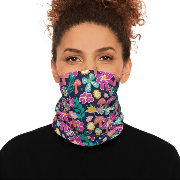 Black Neck Gaiter Tube Bandana - Bandanas Wholesale