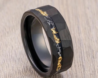 Luxury Black Tungsten Ring