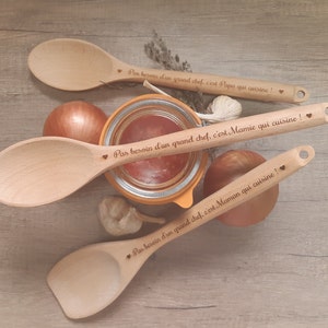 Personalized wooden spoon