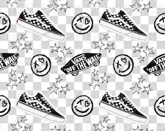 vans sneakers checkered seamless file