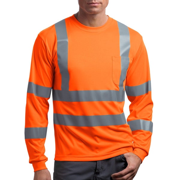 Unisex PVC Sleeve Reflective Tshirt