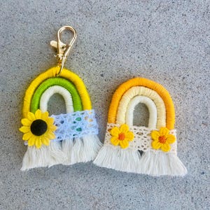 Rainbow Keychain or Magnet Custom- Christian inspired