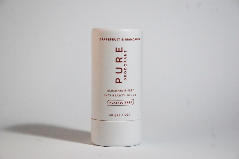 Natural Deodorant, Biodegradable Packaging Multipack X3 Pure Deodorant