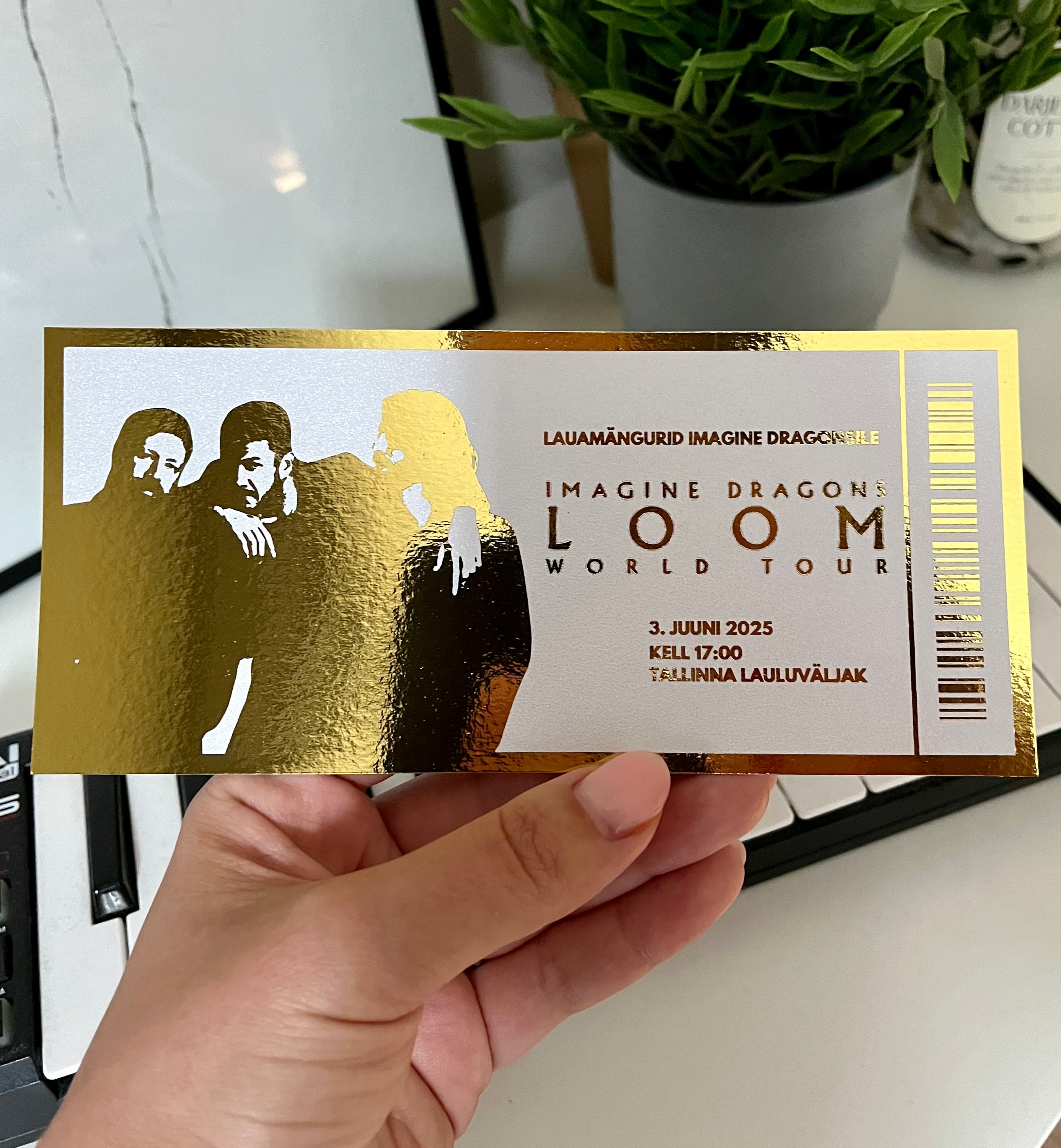 Any Event Ticket Concert Ticket for Gifting Surprise Theatre Ticket Music Ticket for Gifting Music Valentines Day Gift Physical Event Ticket