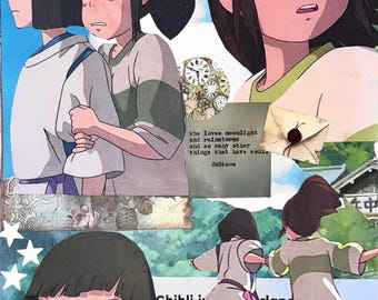 Studio Ghibli spirited away photo frame room decor