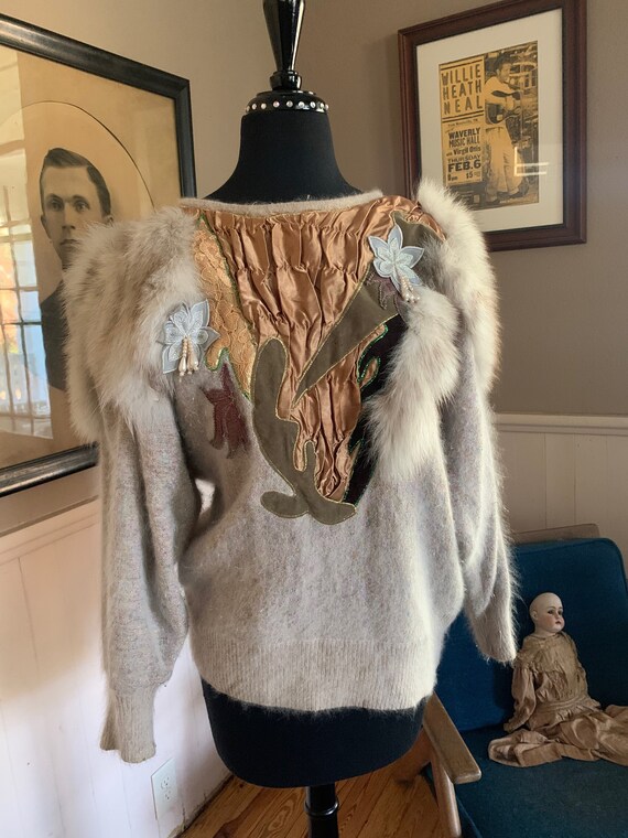 Angora rabbit sweater 2025
