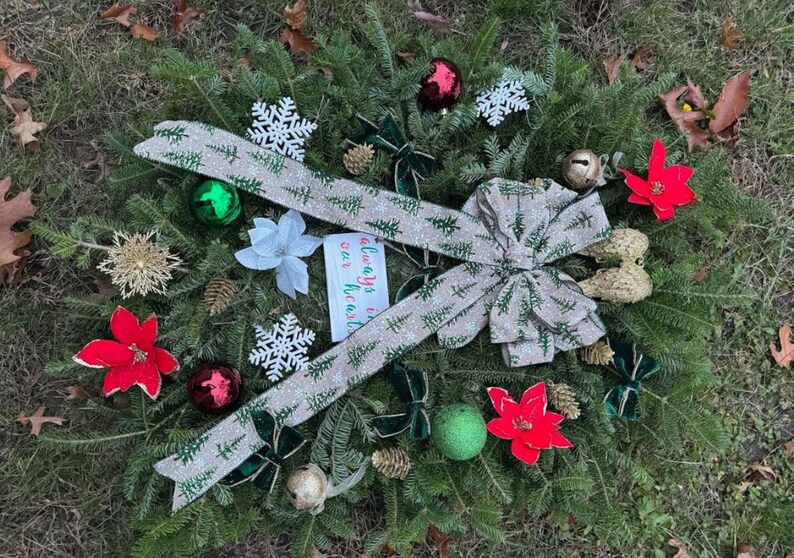 Winter Grave Blanketchristmas Blanketgravesite Etsy
