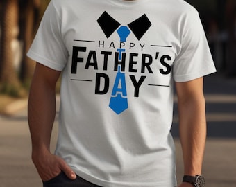 Father's Day Tie Design SVG: Dad Shirt Cut File (Digital Download)