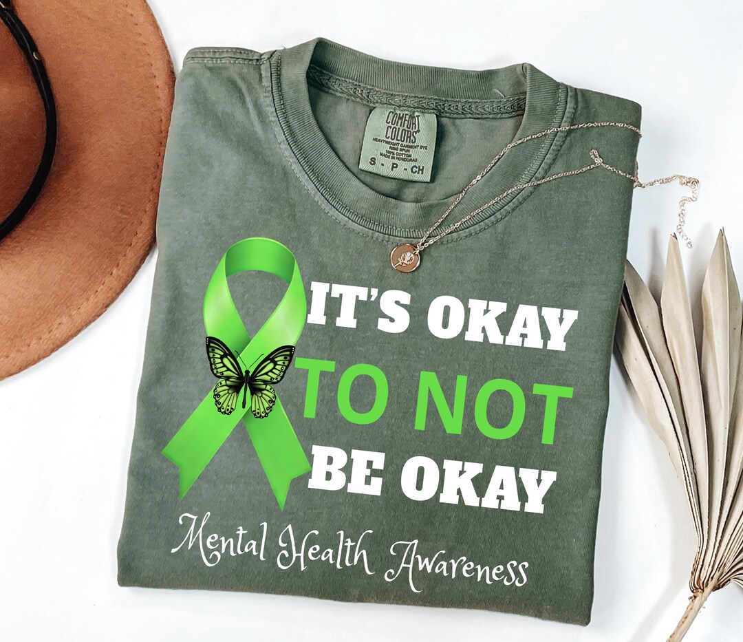 Mental Health Awareness SVG PNG, It's Okay to Not Be Okay Butterfly ...