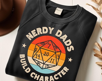Nerdy Dads Build Charakter PNG: Lustig Geeky Dad Zitat (Digitaler Download für Cricut und Sublimation)