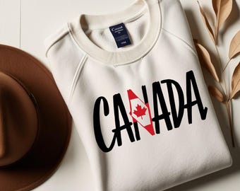 Kanada Ahornblatt SVG: Kanada Tag Shirt Design, Clip Art Illustration (Digitaler Download)