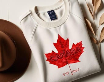 Kanada Tag Ahornblatt SVG: Vaterländisch Shirt Design (Digitaler Download)