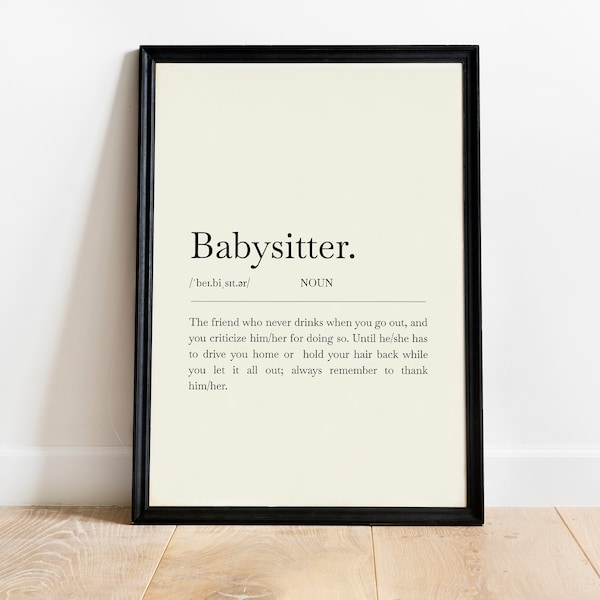 The Babysitter Poster Etsy