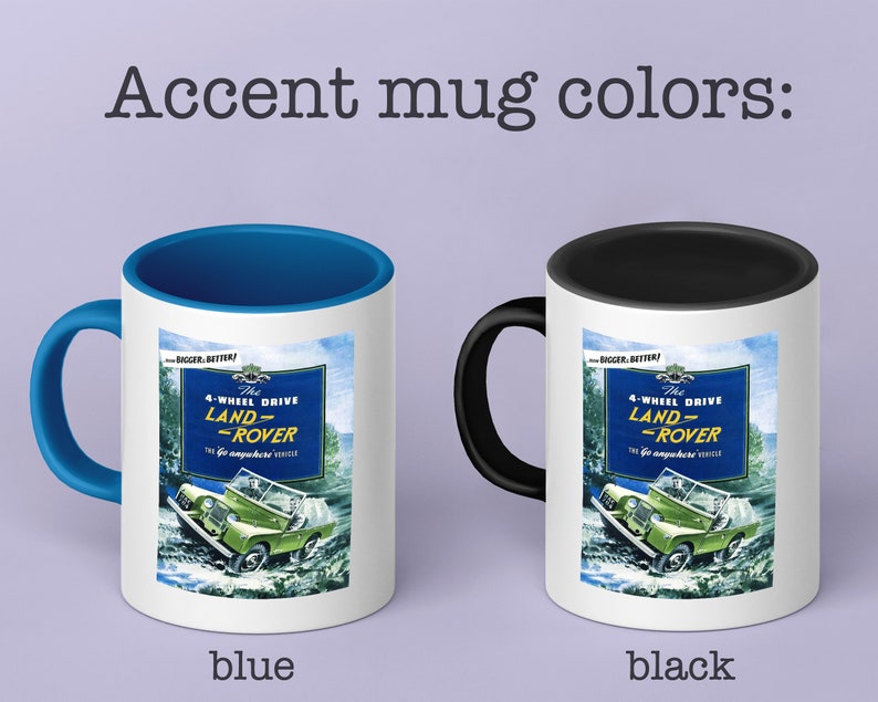 Land Rover Inspired Bigger & Better Mug Land Rover Lover Gift Land