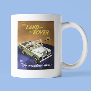 Land Rover inspired Global color mug Land Rover fan gift Land Rover Series 1 mug vintage Land Rover gift vintage car mug Christmas gift men
