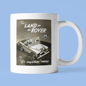 Land Rover inspired Global mug Land Rover lover gift Land Rover Series 1 mug vintage Land Rover gift vintage car mug Christmas gift men dad