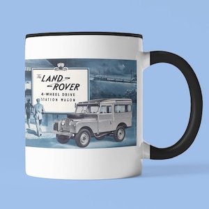 Land Rover inspired Night mug Land Rover fan gift Land Rover Series 1 mug vintage Land Rover gift Land Rover lover mug Christmas gift men