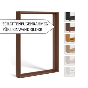 Shadow gap frame "Frieda" XXL size frame for stretcher frame pictures and canvas pictures up to 4 cm deep DIY