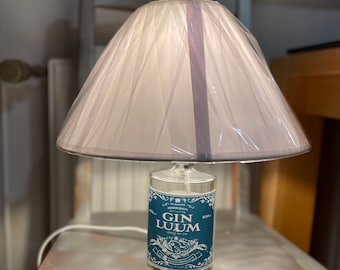 Lamp made from old gin bottles: Gin LUUM