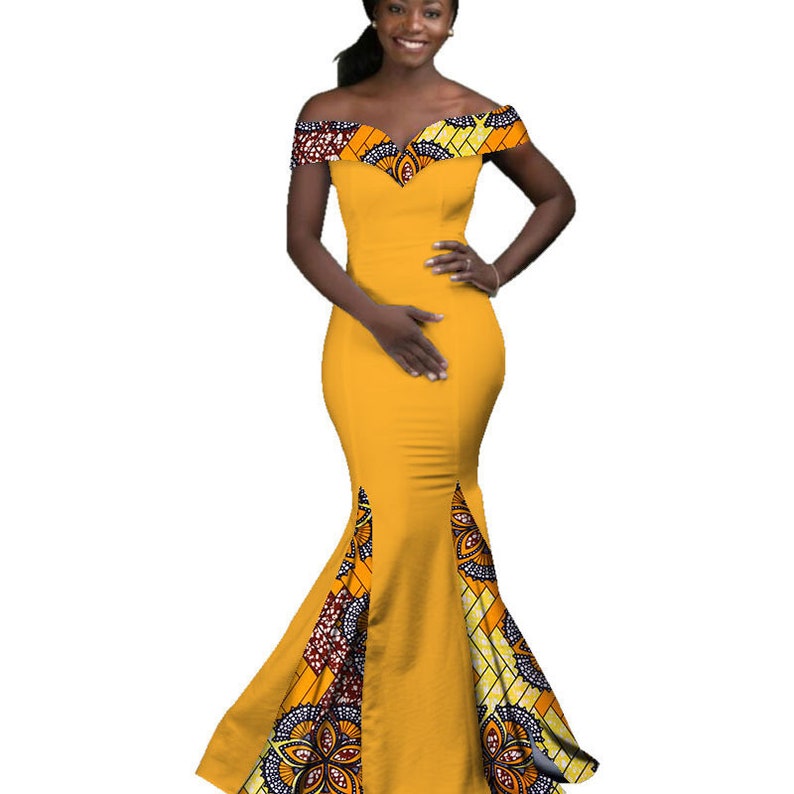 African Women Dress Wax Print Fashion Ankara image 1