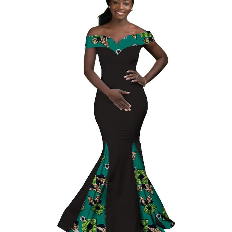 African Women Dress Wax Print Fashion Ankara image 8