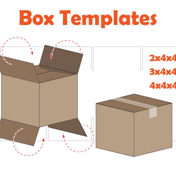 4x4x 'X' Small Box Template