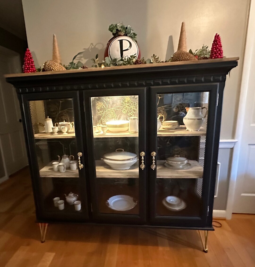 China Hutch,liquor Cabinet - Etsy