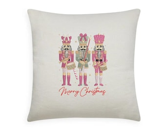Embroidered Nutcracker PILLOW Christmas Home Decor Christmas Gift