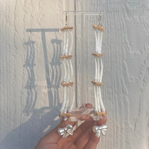 Beaded earrings, dentalium earrings, dentalium shell earrings, indigenous earrings, indigenous made, statement earrings, shell earrings