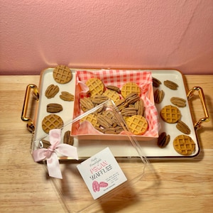 Pecan Waffles – Soy Wax Melt- Realistic Dessert Wax Melt  – Pecan Scent – waffles scent- Scented Gift