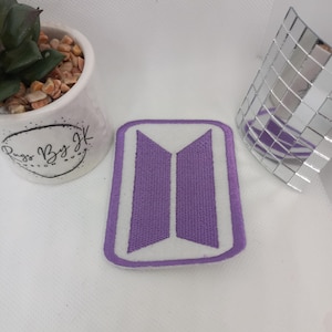 Bts embroidered iron on patches, patches for bags, kpop patches, iron on patches, bts patches, army, bts patches for tshirts, k pop merch