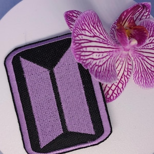 Bts embroidered iron on patches, patches for bags, kpop patches, iron on patches, bts patches, army, bts patches for tshirts, k pop merch