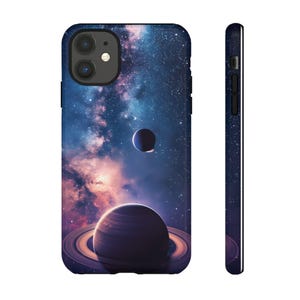 Saturn Tough Cases, Space Galaxy Protective Phone Covers, Astronomical Planets Unique Gifts, Cosmic Universe Accessories, Planet Saturn