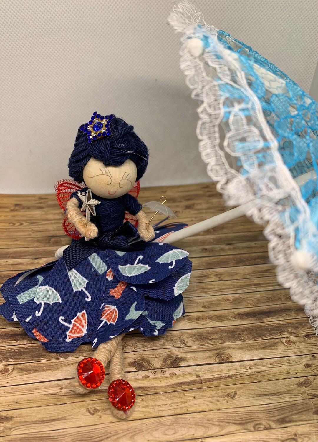 Rain Flower Fairy Sister,west End Show, Posable, Wire Doll, Gift, Fairy ...