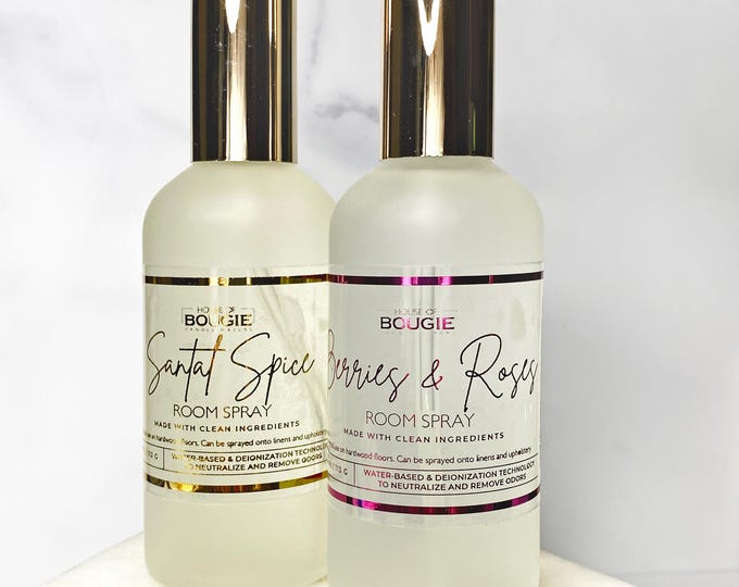 Room Spray: Berries & Roses, Santal Spice - 3.7 oz